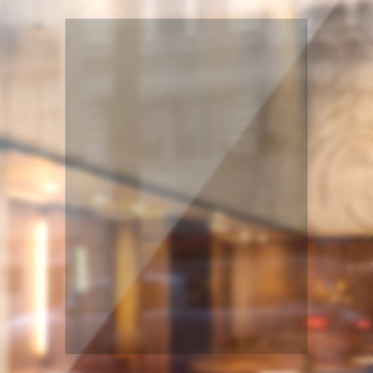 Metallic Silver Partial Transparent Design ウィンドウサイン (シート2)