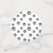 Metallic Silver Presents Premium Party Celebration コンフェッティ (スモール正面)