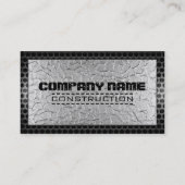 Metallic Stainless Metal Steel Border #23 名刺 (正面)