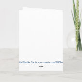 Metallicaの円および踏面は感謝していしています サンキューカード (裏面)