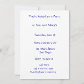 Metallica 3Dの円及び踏面の招待されました 招待状 (裏面)