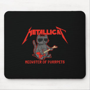 Metallicat Meowster Of Purrpets - おもしろい Cat マウスパッド