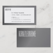 Metallischワイヤエンド 名刺 (正面/裏面)