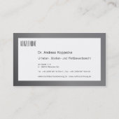 Metallischワイヤエンド 名刺 (正面)