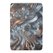 Metallische Strömungen バスマット (正面縦)