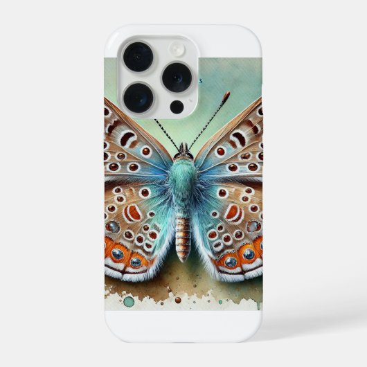 Metalmarks butterfly 040924IREF236 - Watercolor iPhoneケース (裏面)