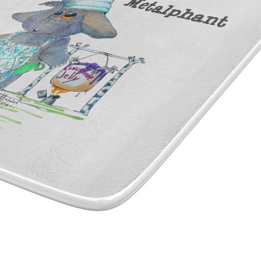 Metalphantのシェフのガラスまな板のさまざまなサイズ カッティングボード (角)