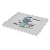 Metalphantのシェフのガラスまな板のさまざまなサイズ カッティングボード (角)