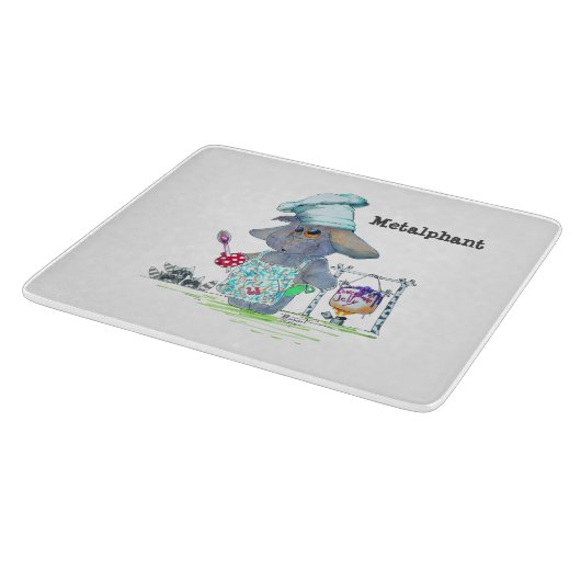 Metalphantのシェフのガラスまな板のさまざまなサイズ カッティングボード (角)