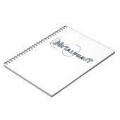 Metalphantの小さいパステル調の螺線形ノート- ノートブック (左側)