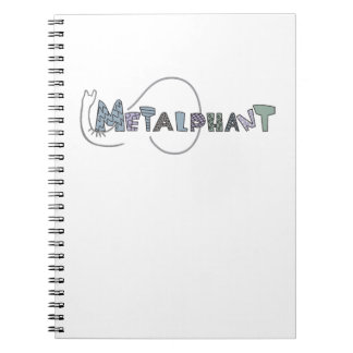 Metalphantの小さいパステル調の螺線形ノート- ノートブック