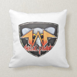 Metalphantの紋章の装飾用クッション-白 クッション