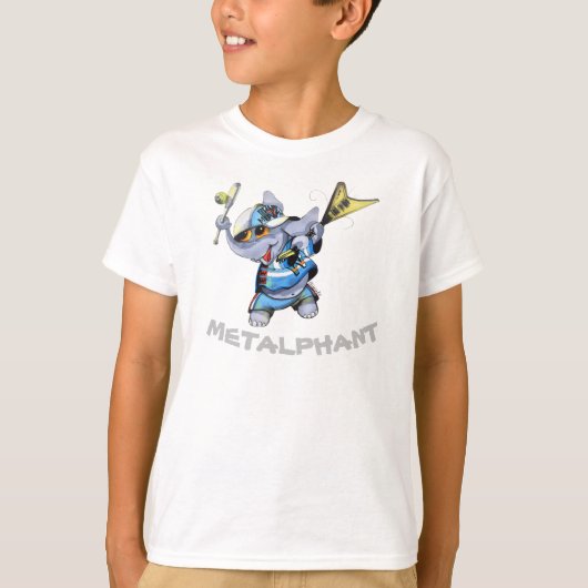 Metalphantは子供のTシャツを遊ばします Tシャツ (正面)