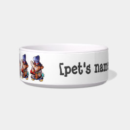 Metalphantペットボウル：名前の追加 ボウル