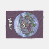 Metalphant ウィルバーとママ フリースブランケット (正面(横))