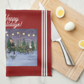 Metalphant Family Tree Kitchen Towel キッチンタオル (四つ折り)