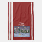 Metalphant Family Tree Kitchen Towel キッチンタオル (縦)