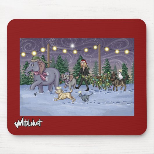 Metalphant Family Tree Mouse Pad マウスパッド (正面)
