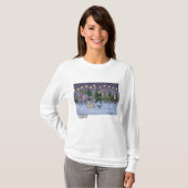 Metalphant Family Tree Womens Long Sleeve T-Shirt Tシャツ (正面フル)