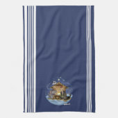 Metalphant Wilburのクリスマスの真意 キッチンタオル (縦)