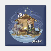 Metalphant Wilburのクリスマスの真意 マグネット (正面)