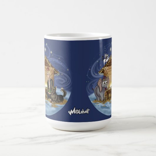 Metalphant Wilburのクリスマスマグの真の意味 コーヒーマグカップ (中央)