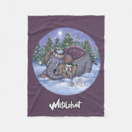 Metalphant Wilbur & Mom Fleece Blanket フリースブランケット