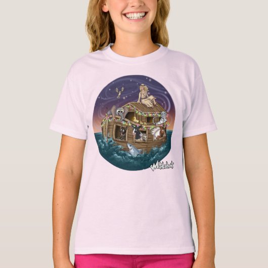 Metalphant Wilbur & Noah-ery's Ark Girl's Tシャツ (正面)