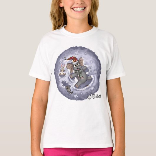 Metalphant Wilbur Snow Angels Girl's Tシャツ (正面)
