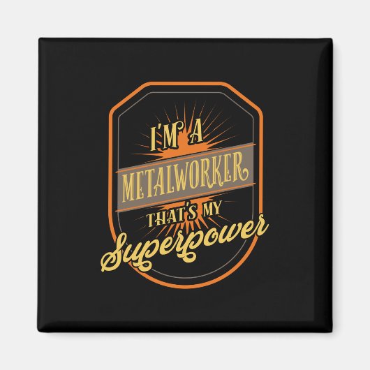 Metalworker金属加工 マグネット (正面)