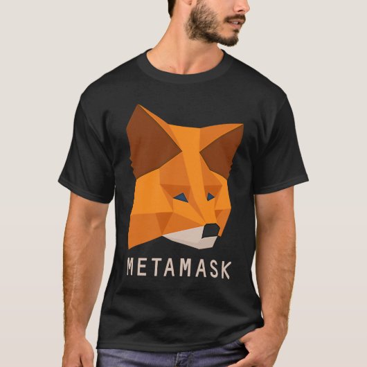 MetaMaskキツネセキュリティで保護されたDeFi暗号化財布管理 Tシャツ (正面)