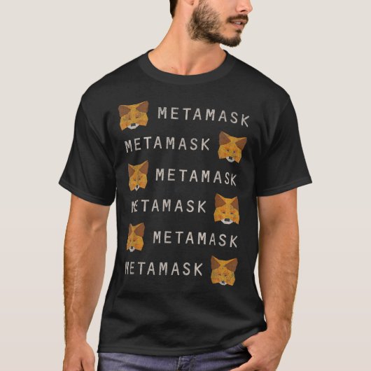 MetaMaskキツネ- DeFi暗号財布(PulseChain用) Tシャツ (正面)