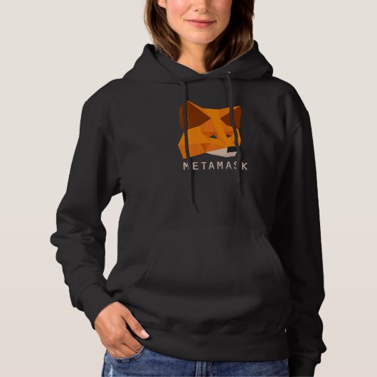 MetamaskキツネPlusechainの暗号通貨財布 パーカ (正面)