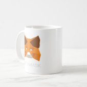 Metamask Mug Crypto コーヒーマグカップ (正面左)