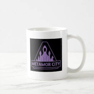 Metamor都市ロゴのマグ コーヒーマグカップ