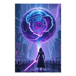 Metamorfosis Sci-Fiポスター – 未来の戦士 フォトプリント