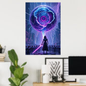 Metamorfosis Sci-Fiポスター – 未来の戦士 ポスター (ホームオフィス)