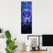 Metamorfosis Sci-Fiポスター – 未来の戦士 ポスター (ホームオフィス)