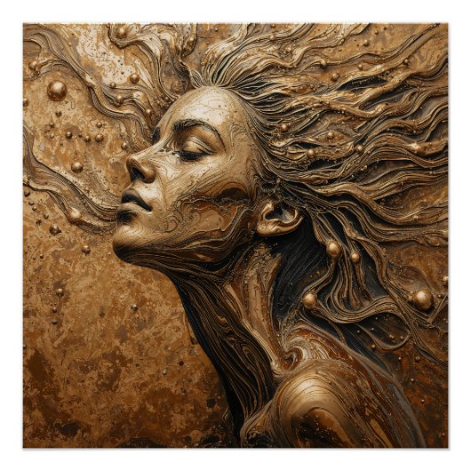 “Metamorphosis of Light” – A Surreal Portrait ポスター (正面)