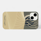 metaper_20_a moonlit hill_1 iPhoneケース iPhone 14ケース (裏面横)