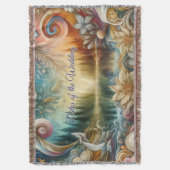 Metaphysical Timeless Spiritual Fantasy Themes スローブランケット (正面縦)