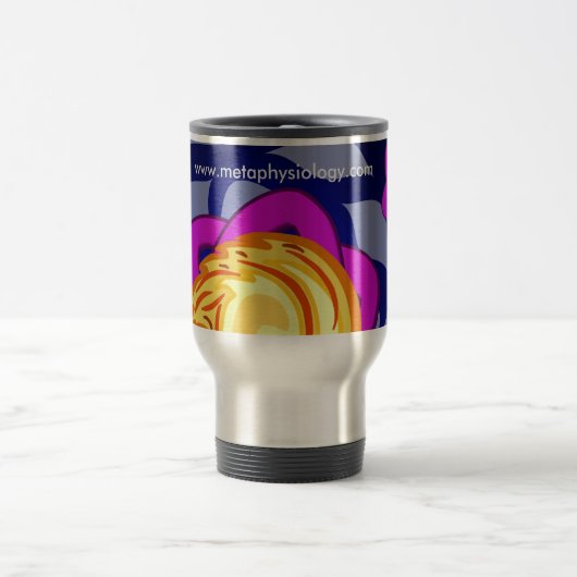 Metaphysiologyの原子宇宙のマグ トラベルマグ (中央)