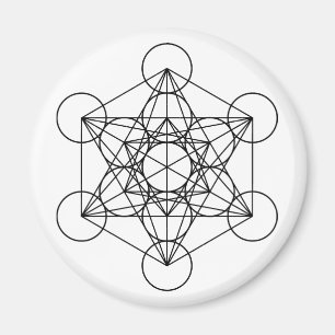 Metatronの立方体の神聖な幾何学 マグネット