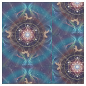 Metatronの立方体- Merkabah ファブリック (クローズアップ)