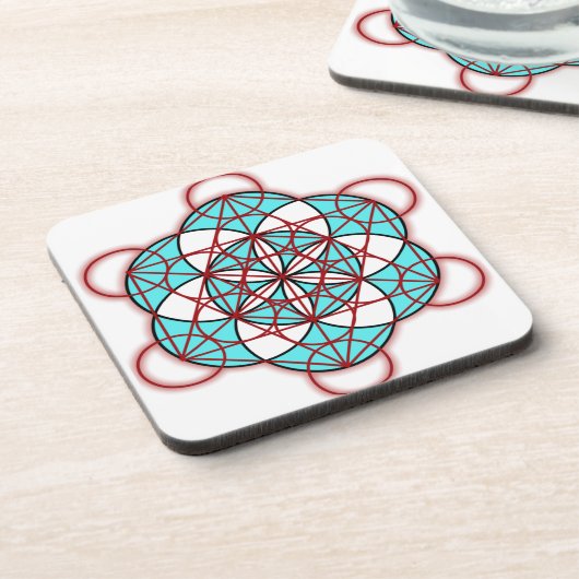 Metatronの赤 コースター (左側)