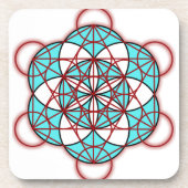 Metatronの赤 コースター (正面)