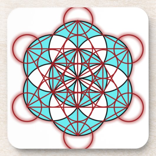 Metatronの赤 コースター (正面)