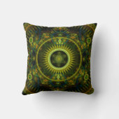"Metatronマジック車輪"の神聖な幾何学の枕 クッション (裏面)