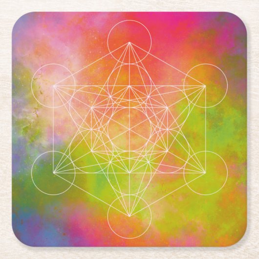 Métatron スクエアペーパーコースター (正面)