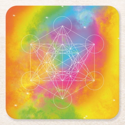 Métatron スクエアペーパーコースター (正面)